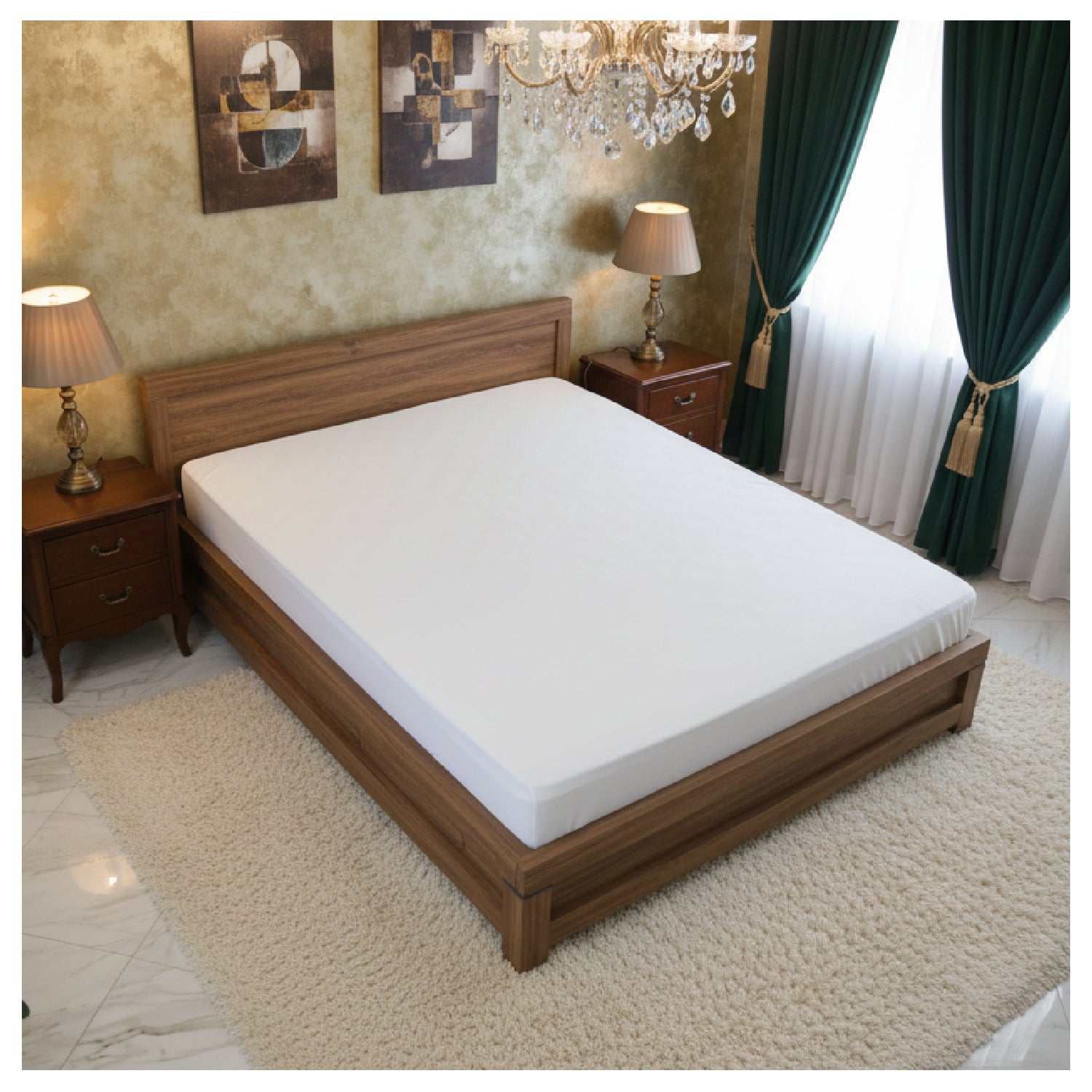 Drap-Housse Imperméable   – Protection Totale & Confort Absolu