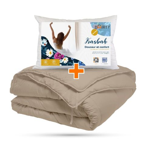 Pack couette BTS : Couette ECO Édition Limitée - Beige Sable