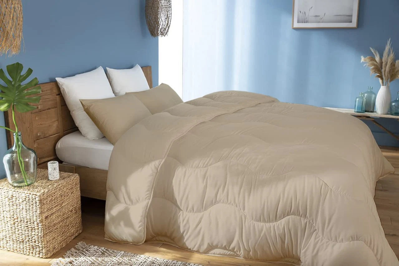 Couette KASBAH  Uni Beige Sable Acheté = Oreiller Kasbah Offert