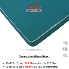 Matelas Camping  Confort Jinane - Le Compagnon Idéal pour vos Aventures en Plein Air !