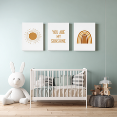 Pack 3 Tableaux "My Sunshine" – Collection Build Your Dreams