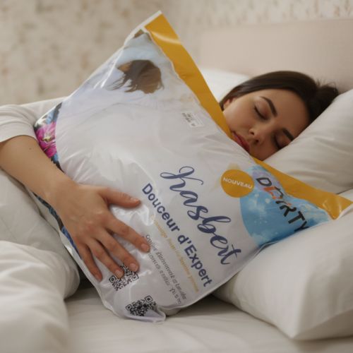 Pack Couette Kasbah Gris Moyen Microfibre + Taie & 1 Oreiller Kasbah GRATUIT // Anti-Allergique & Chaude C°++