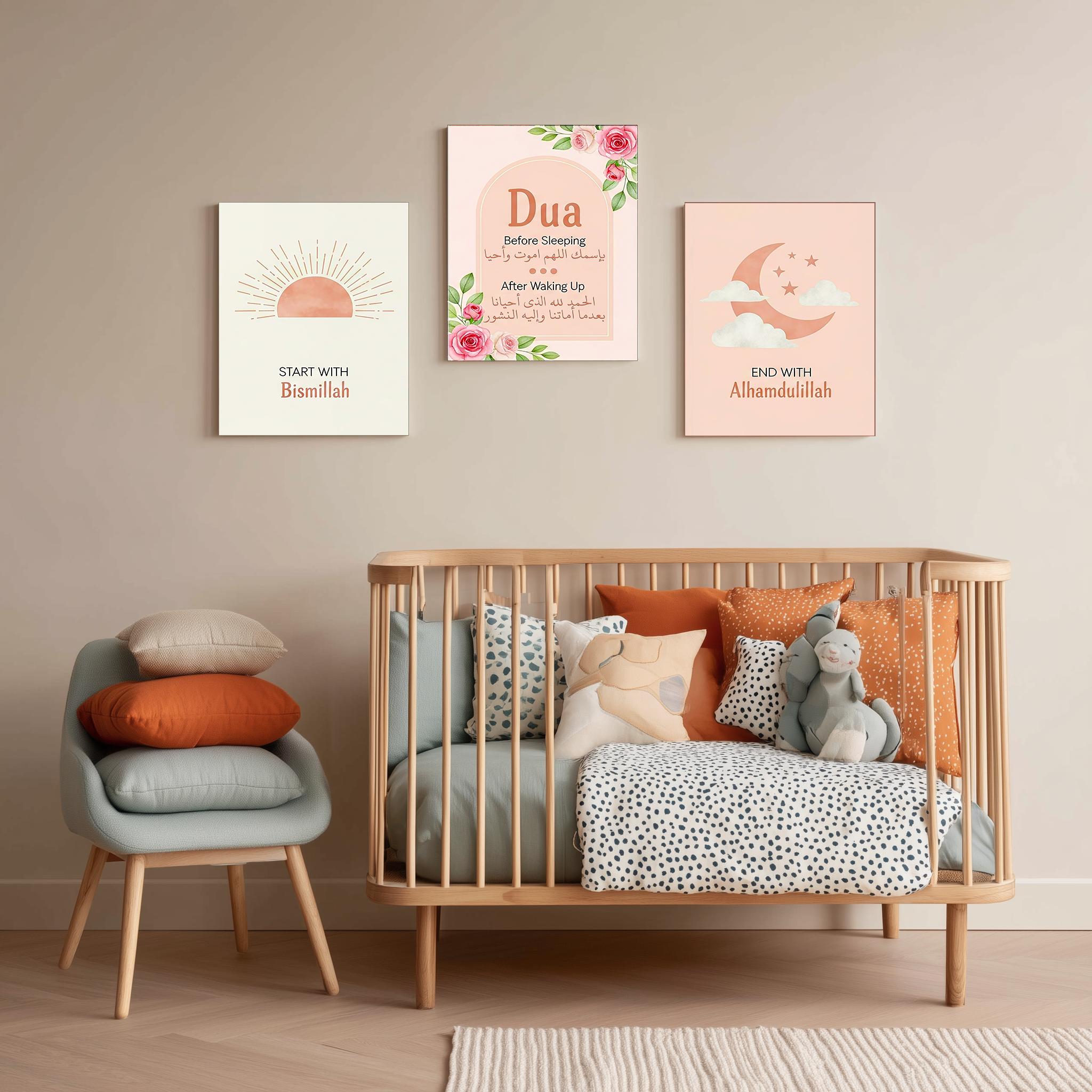 Pack 3 Tableaux "Paroles de Lumière" – Collection Build Your Dreams