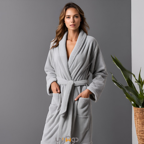 Peignoir de Bain de Luxe pour Femme - Douceur et Antiallergénicité