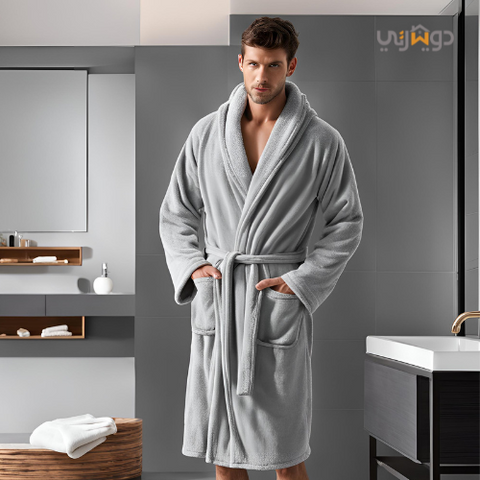 Peignoir de Bain de Luxe pour Homme - Douceur et Antiallergénicité