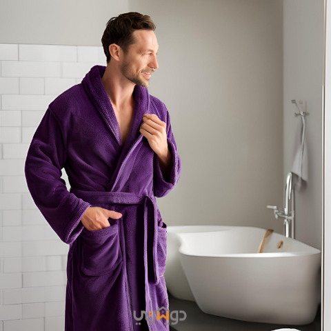 Peignoir de Bain de Luxe pour Homme -  // Chaude C°+++ & Antiallérgique
