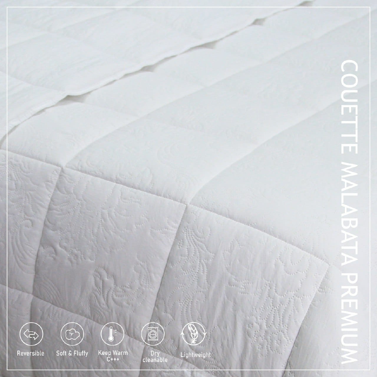 Couette Blanche Iberia (PREMIUM) // Chaude C°+++ & Antiallérgique