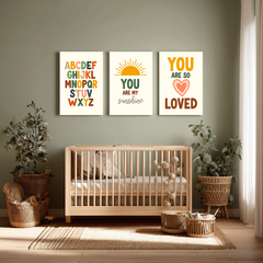 Pack 3 Tableaux "You Are Loved" – Collection Build Your Dreams