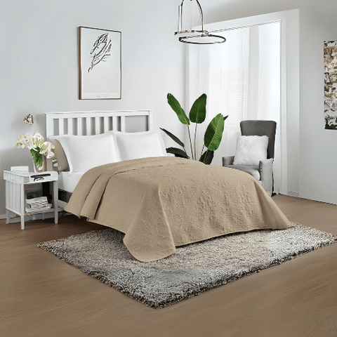 🎉 Boutis de Luxe pour Célébrer Votre Mariage 🎉 Couleur Beige Sable - Doux & Antiallergique - Boutis Dwirty Maroc