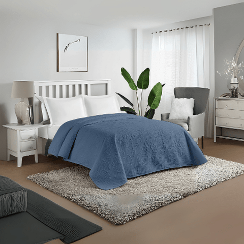 🎉 Boutis de Luxe pour Célébrer Votre Mariage 🎉 Couleur Bleu pétrole - Doux & Antiallergique - Boutis Dwirty Maroc