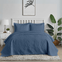 🎉 Boutis de Luxe pour Célébrer Votre Mariage 🎉 Couleur Bleu pétrole - Doux & Antiallergique - Boutis Dwirty Maroc