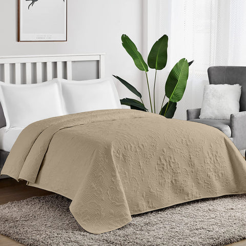 🎉 Boutis de Luxe pour Célébrer Votre Mariage 🎉  Couleur Beige Sable -Doux & Antiallergique // BF2024
