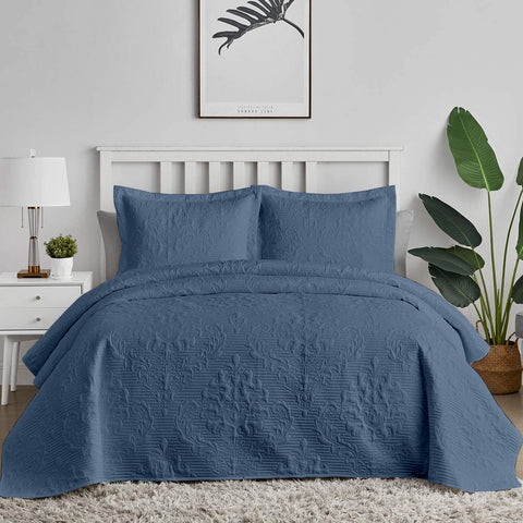 🎉 Boutis de Luxe pour Célébrer Votre Mariage 🎉  Couleur Bleu pétrole  -Doux & Antiallergique // BF2024