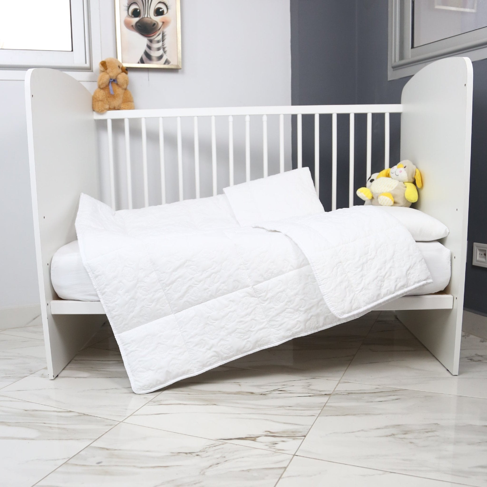 Couette Bébé Blanche C+++ - Couette Dwirty Maroc