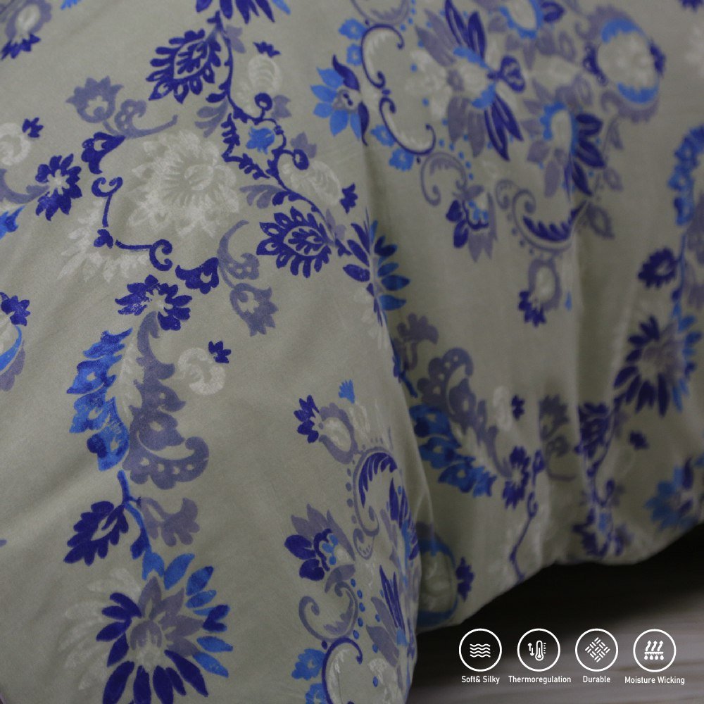 Couette imprimée Malabata Micro - gel VENUS + Taie d'oreiller Offerte // Chaude C°+++ & Antiallérgique - Couette imprimé Dwirty Maroc