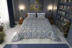 Couette imprimée Malabata Micro - gel VENUS + Taie d'oreiller Offerte // Chaude C°+++ & Antiallérgique - Couette imprimé Dwirty Maroc