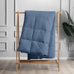 Couette Unie Bleu Jean Microgel MALABATA + Taies d'oreiller Offertes // Chaude C°+++ & Antiallérgique - Couette Uni Dwirty Maroc