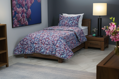 Couette imprimée Malabata Micro-gel  Yara + Taie d'oreiller Offert -50%