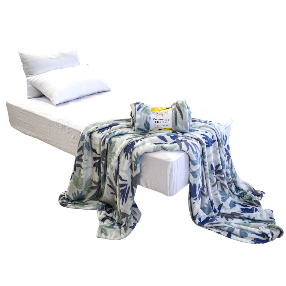 🌟Couverture Imprimée en Flanelle Warda - Doux & Antiallergique (C°++☀️) 🌟 - couverture Dwirty Maroc