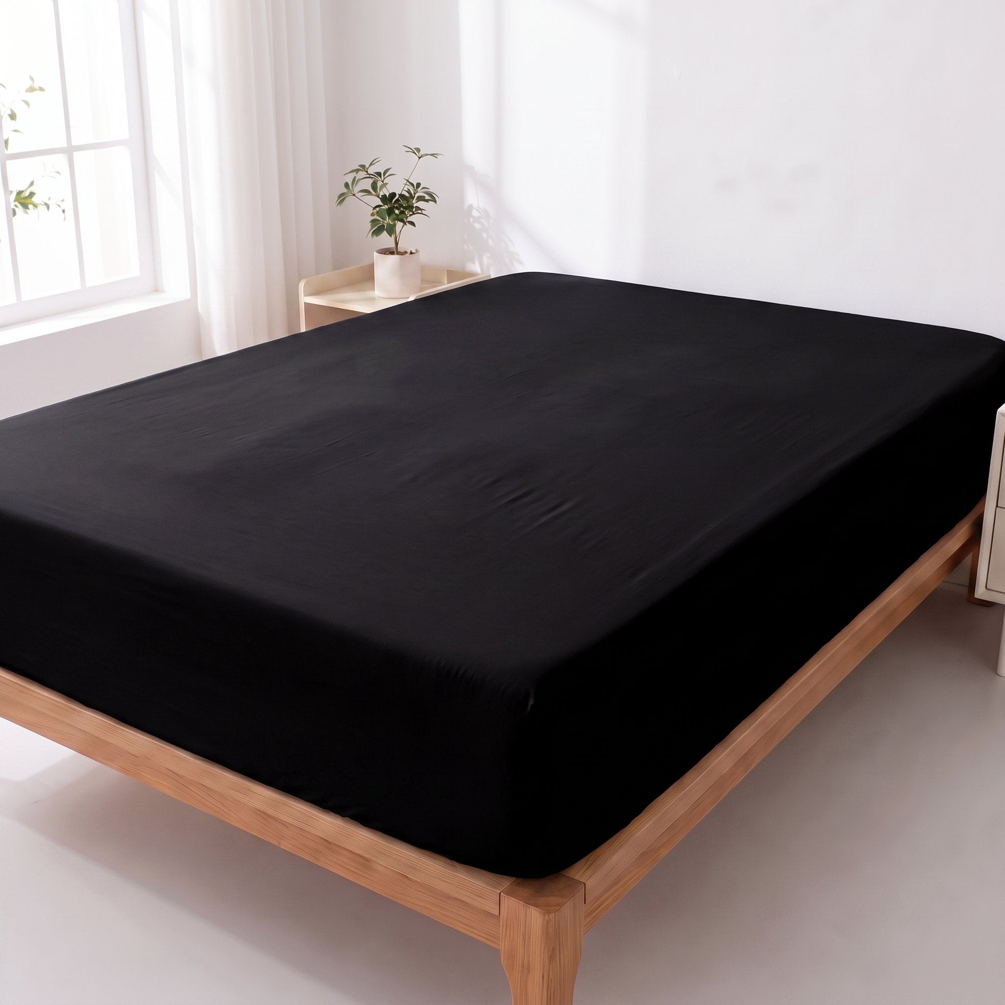 Drap-housse uni microfibre – vue 11 – Dwirty
