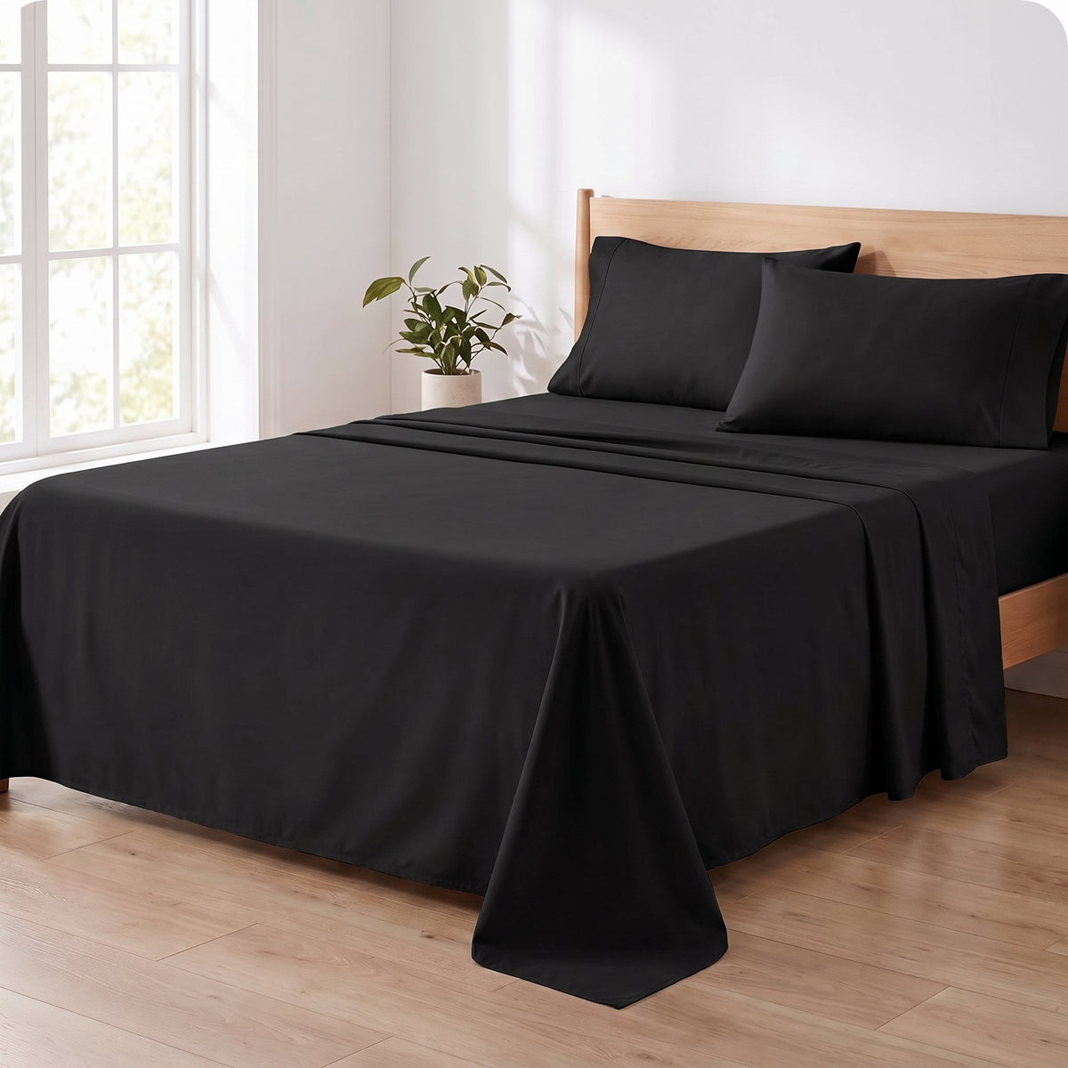 Pack draps uni microfibre 3 pièces – vue 11 – Dwirty