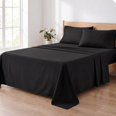 Pack draps uni microfibre 3 pièces (11 coloris)