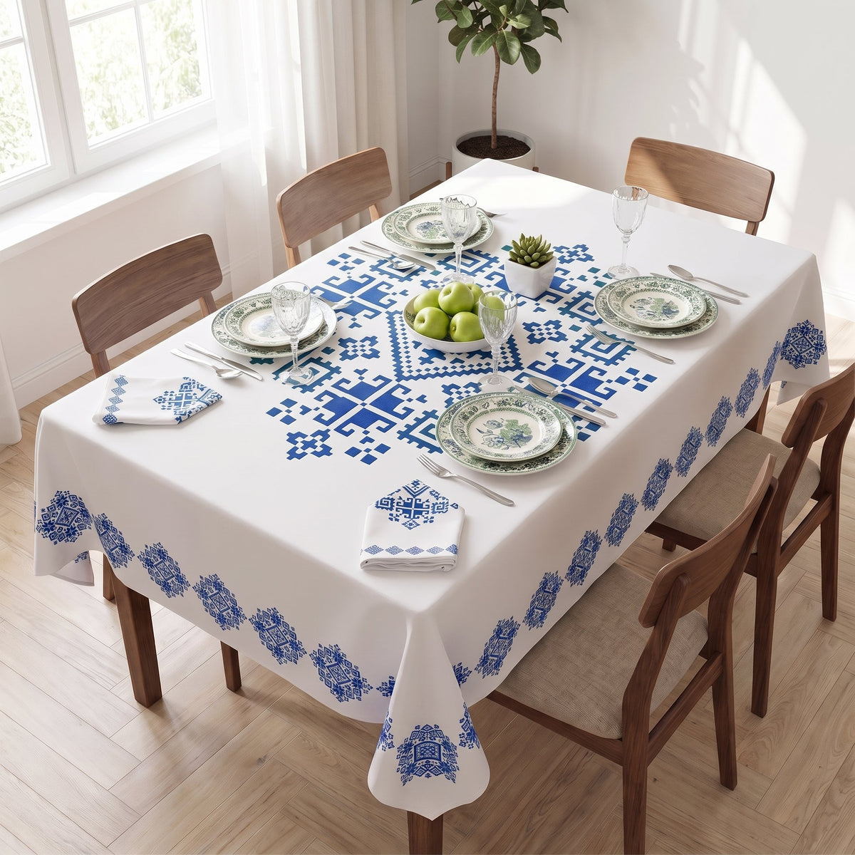 Nappe Zahrat Fès verte – vue 4 – Dwirty