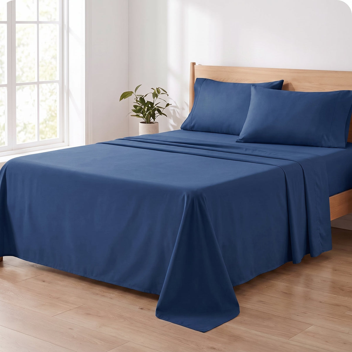 Pack draps uni microfibre 3 pièces – vue 7 – Dwirty