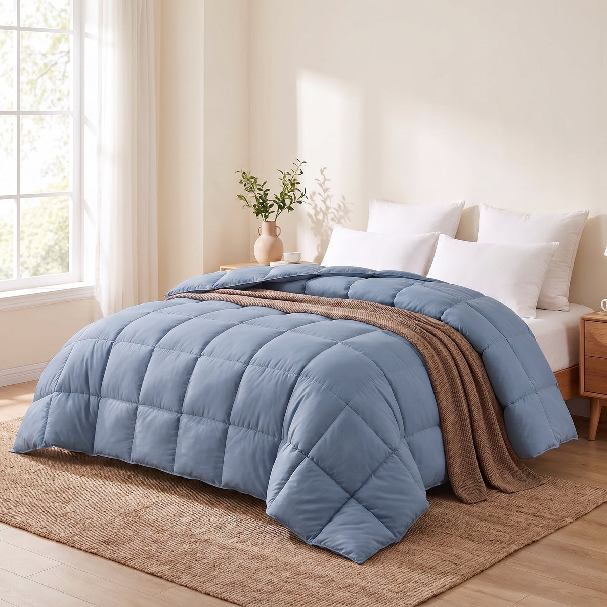 Couette unie Malabata microgel – vue 4 – Dwirty