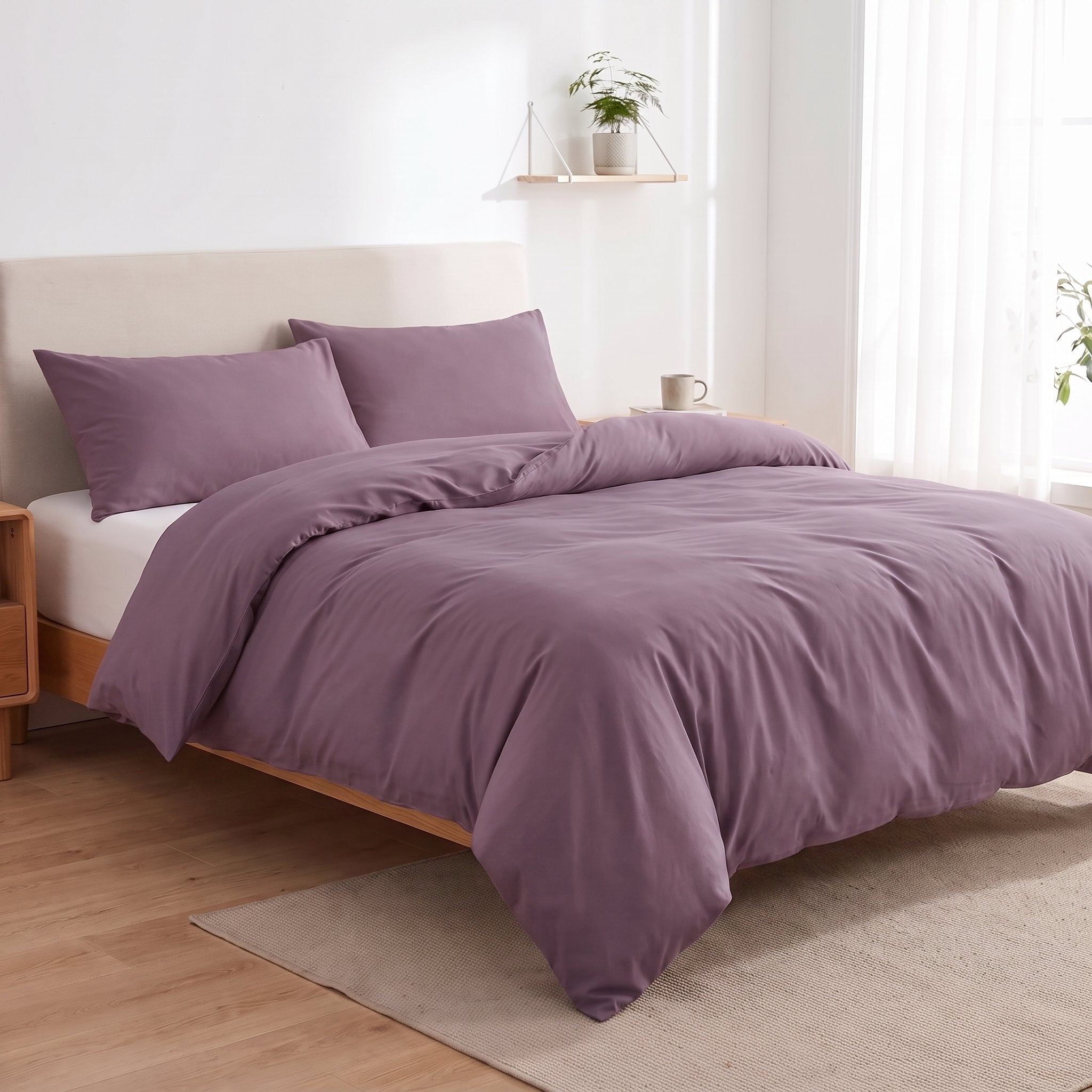 Housse de couette unie – vue 3 – Dwirty