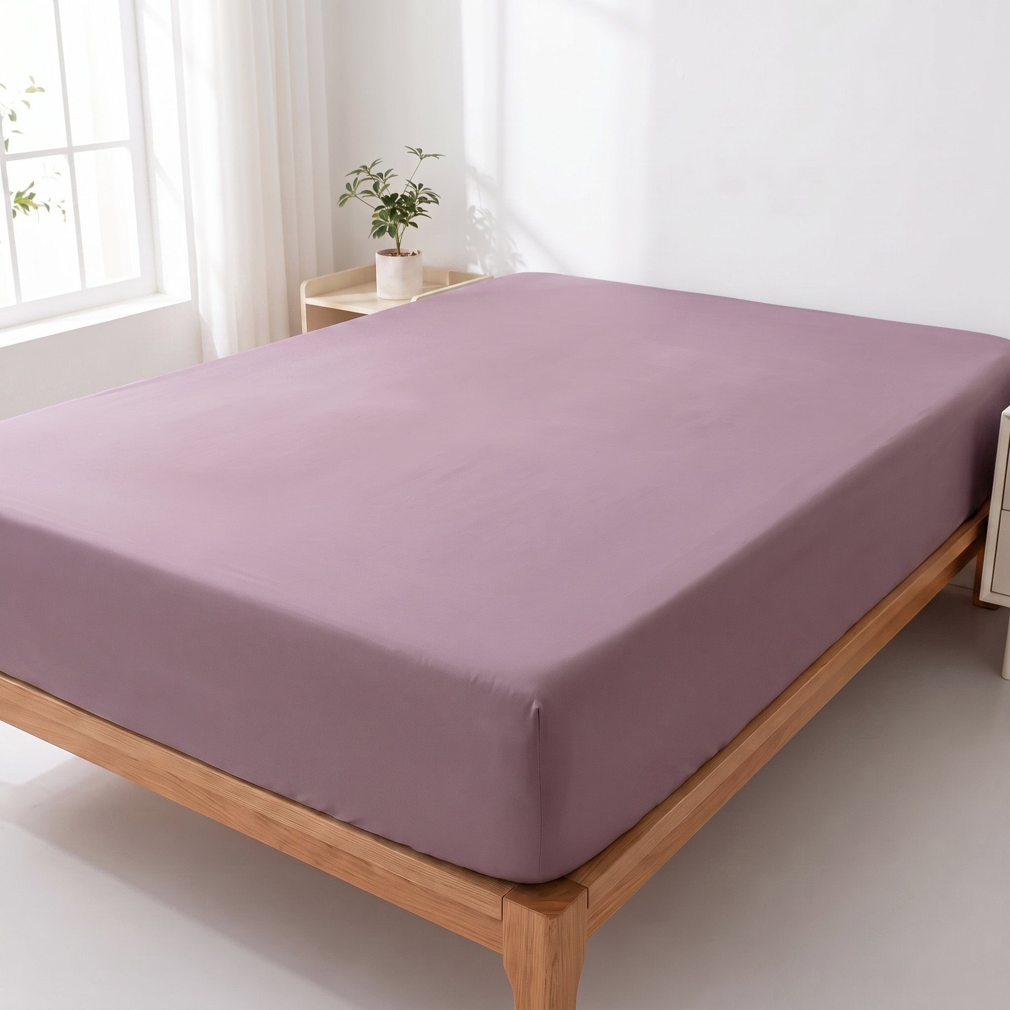 Drap-housse uni microfibre – vue 5 – Dwirty