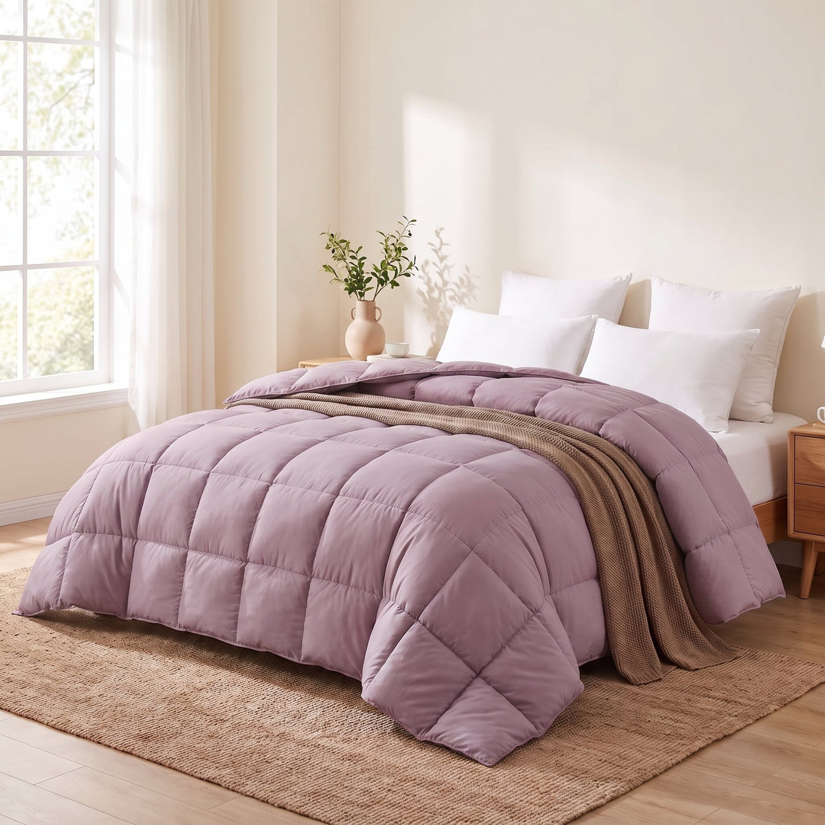 Couette unie Malabata microgel – vue 7 – Dwirty