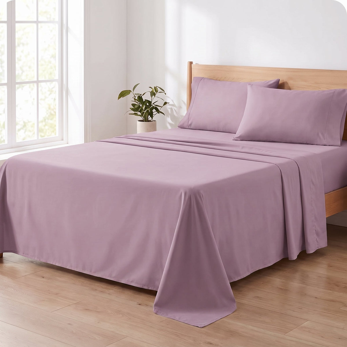 Pack draps uni microfibre 3 pièces – vue 4 – Dwirty
