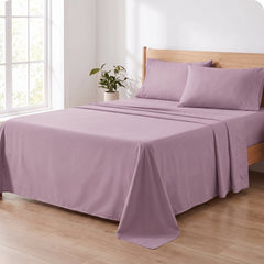 Pack draps uni microfibre 3 pièces (11 coloris)