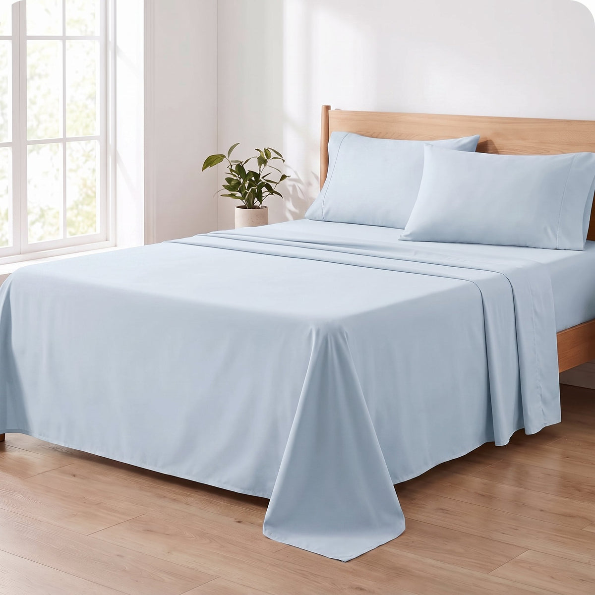 Pack draps uni microfibre 3 pièces – vue 8 – Dwirty