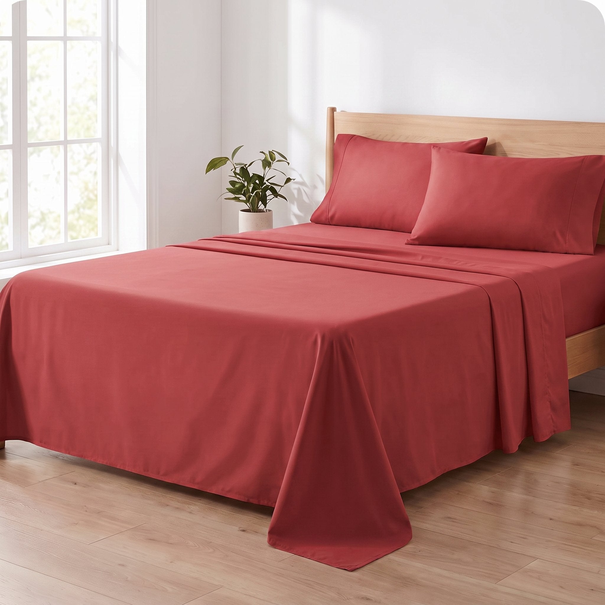 Pack draps uni microfibre 3 pièces (11 coloris)