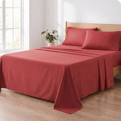 Pack draps uni microfibre 3 pièces (11 coloris)