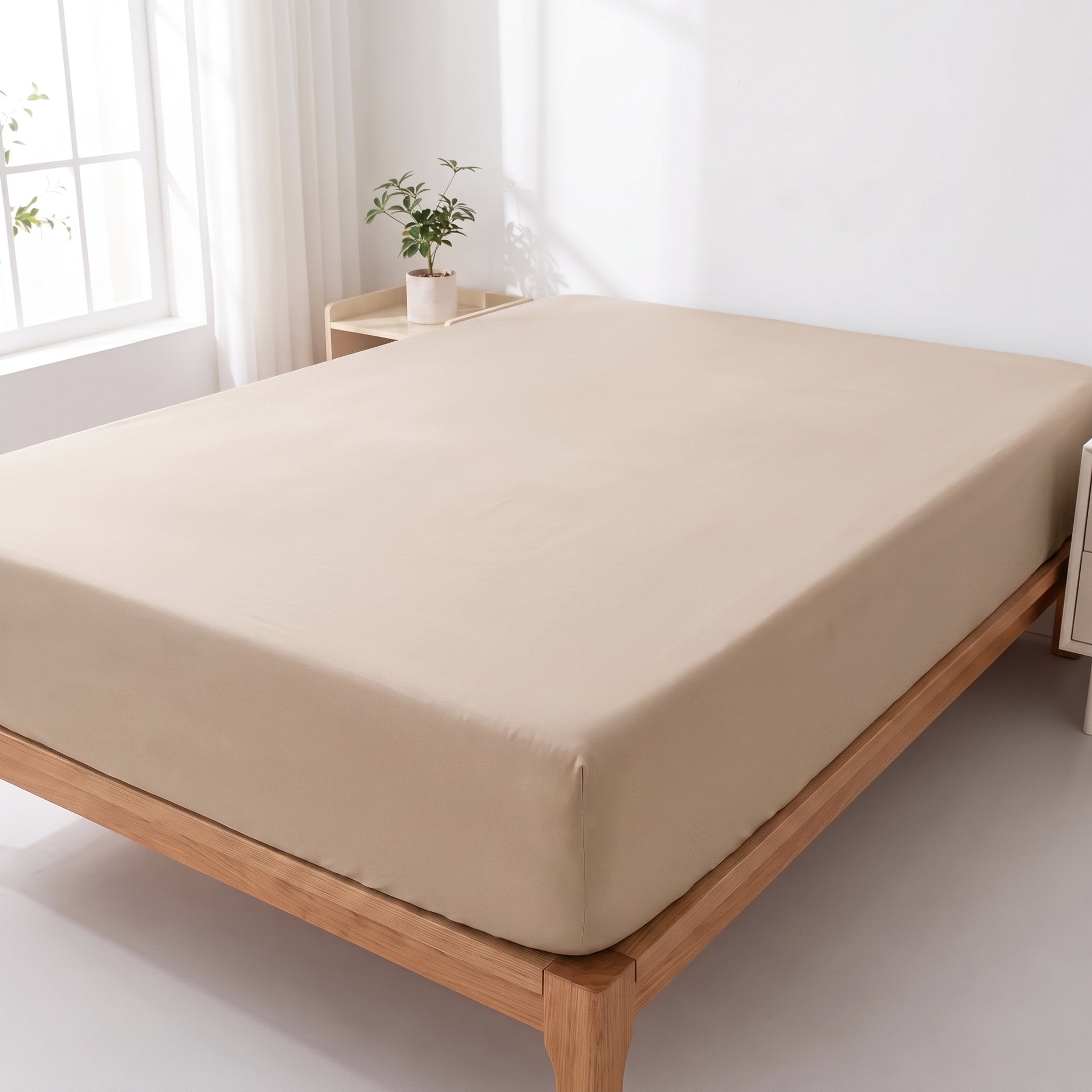 Drap-housse uni microfibre – vue 4 – Dwirty