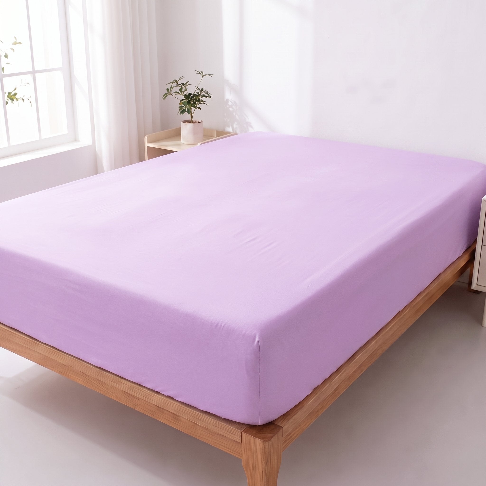 Drap-housse uni microfibre – vue 10 – Dwirty