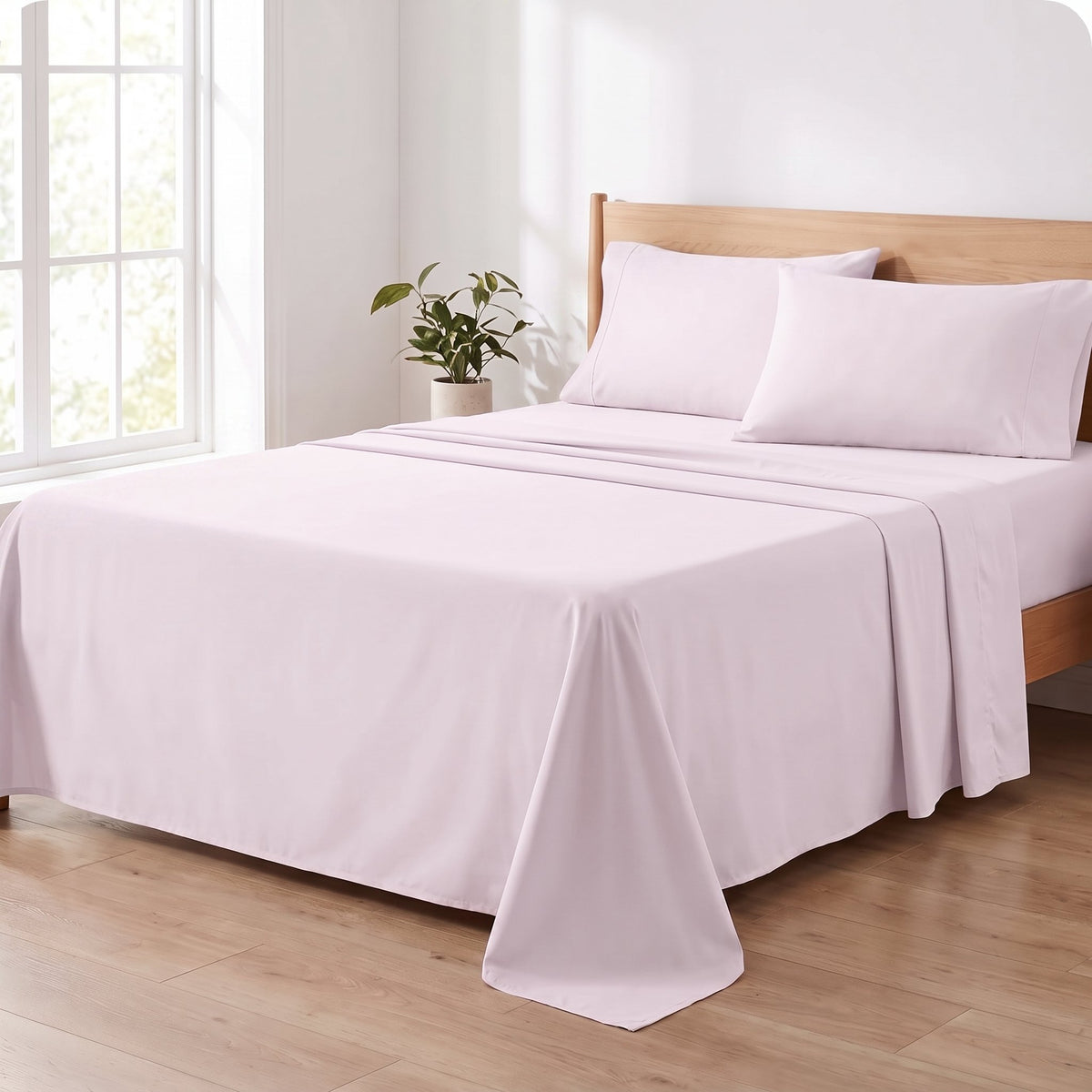 Pack draps uni microfibre 3 pièces – vue 5 – Dwirty