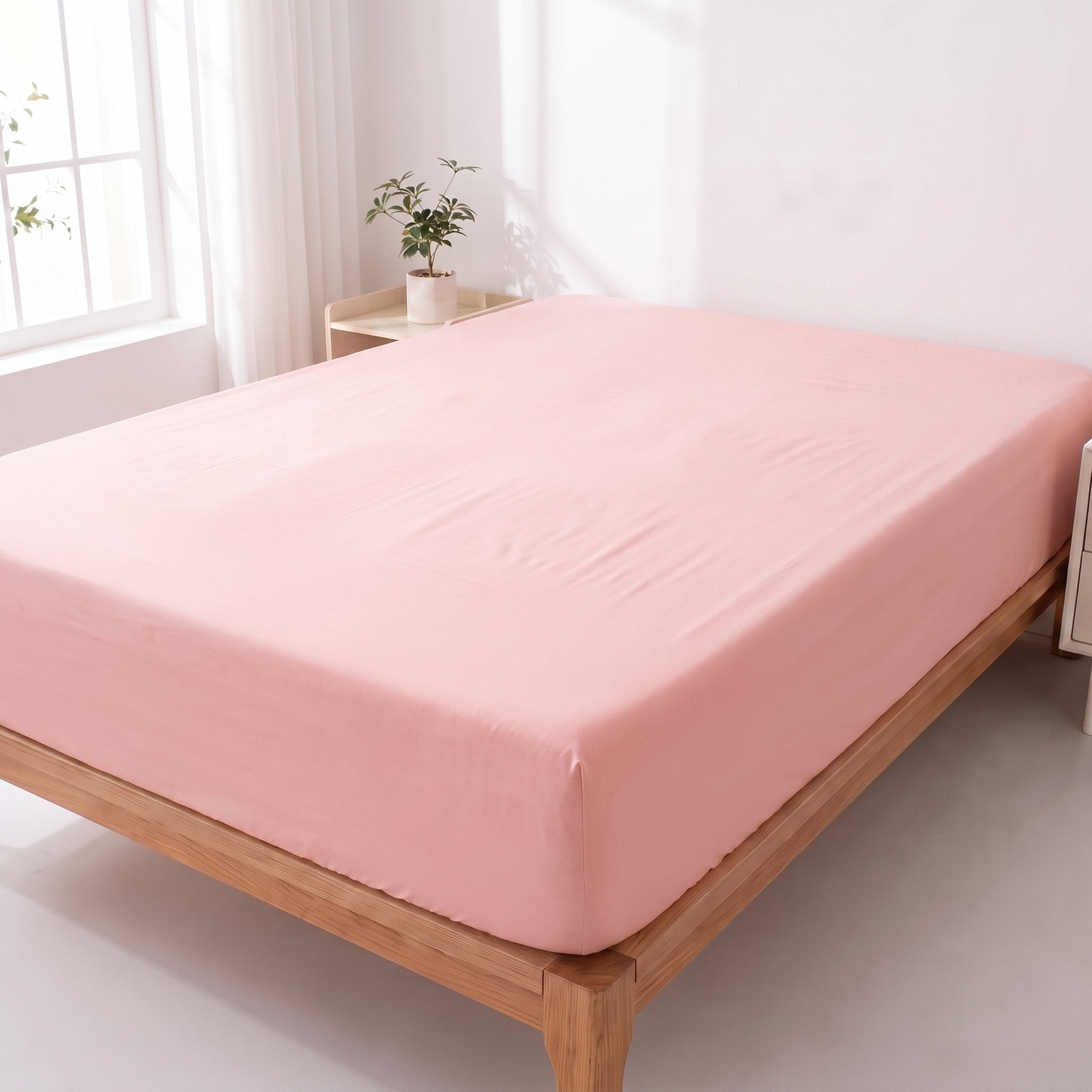 Drap-housse uni microfibre – vue 12 – Dwirty