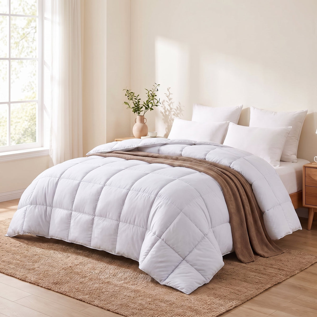 Couette unie Malabata microgel – vue 8 – Dwirty