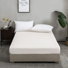 Drap Housse Uni Blanc - Doux & Antiallergique - Découvrez le Luxe Absolu - drap housse Dwirty Maroc