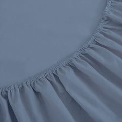 Drap Housse Uni Bleu Pétrole - Doux & Antiallergique - Découvrez le Luxe Absolu - drap housse Dwirty Maroc