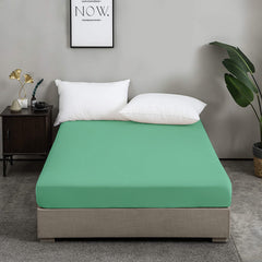 Drap Housse Uni Vert Clair - Doux & Antiallergique - drap housse Dwirty Maroc