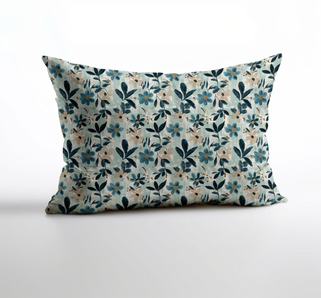 2 Taies d’Oreiller Fleuries – Style Nature Chic 50x70 cm