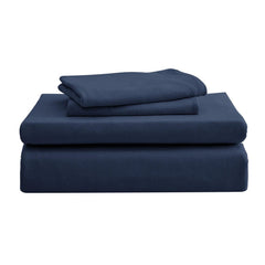 Housse Couette Bleu Nuit + Taies d'oreillers Offertes // Doux & Antiallergique - Couette & Housse de Couette Dwirty Maroc