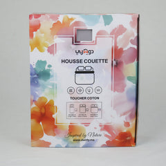 Housse Couette Gris Moyen + Taies d'oreillers Offerts - Doux & Antiallergique - Couette & Housse de Couette Dwirty Maroc