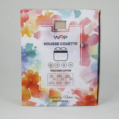 Housse Couette Rose + Taies d'oreillers Offerts - Doux & Antiallergique - Couette & Housse de Couette Dwirty Maroc