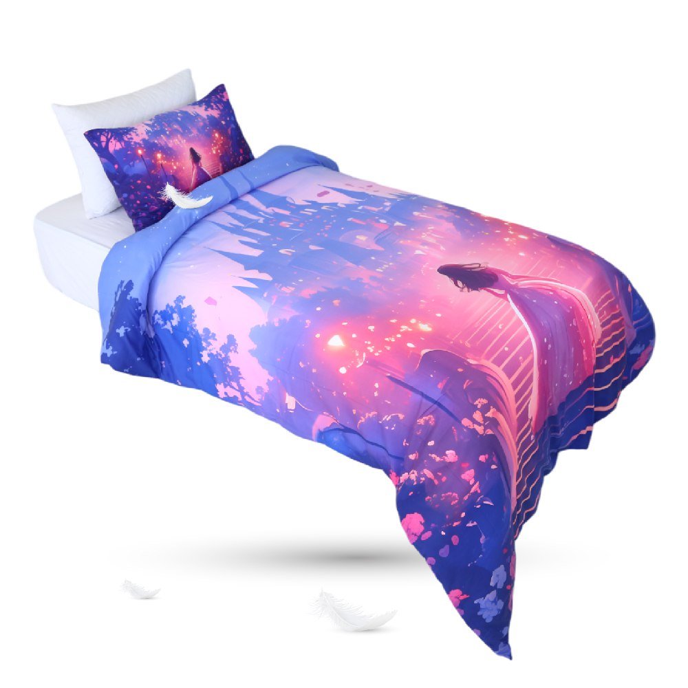 🎀 Housse de Couette "Altesse Royale" - Collection Ma Petite Princesse 👑 🎀 - Couette & Housse de Couette Dwirty Maroc